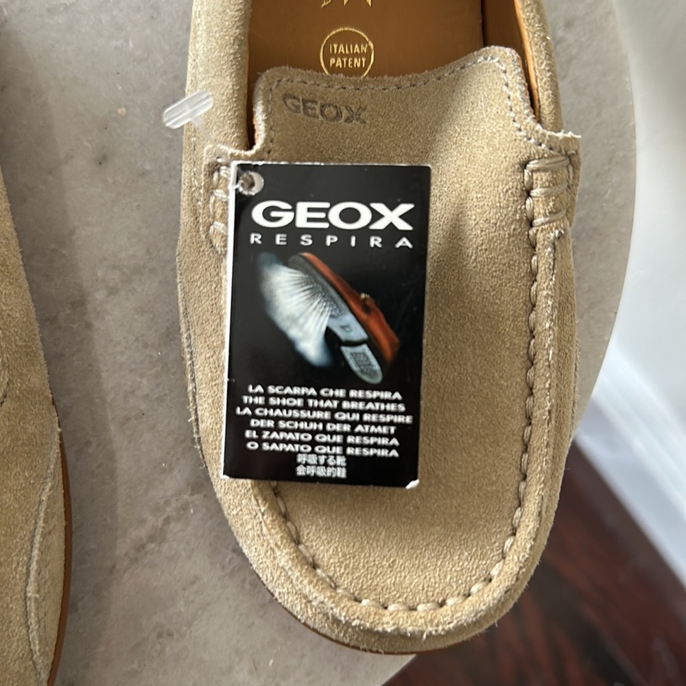NWT GEOX SUEDE LOAFER boys size 30 euro / 12/12.5 US size - Picture 4 of 5